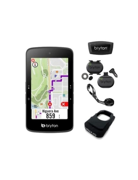 Rider S800T con kit dual sensor cadenza/velocità, fascia cardio e supporto frontale in alluminio