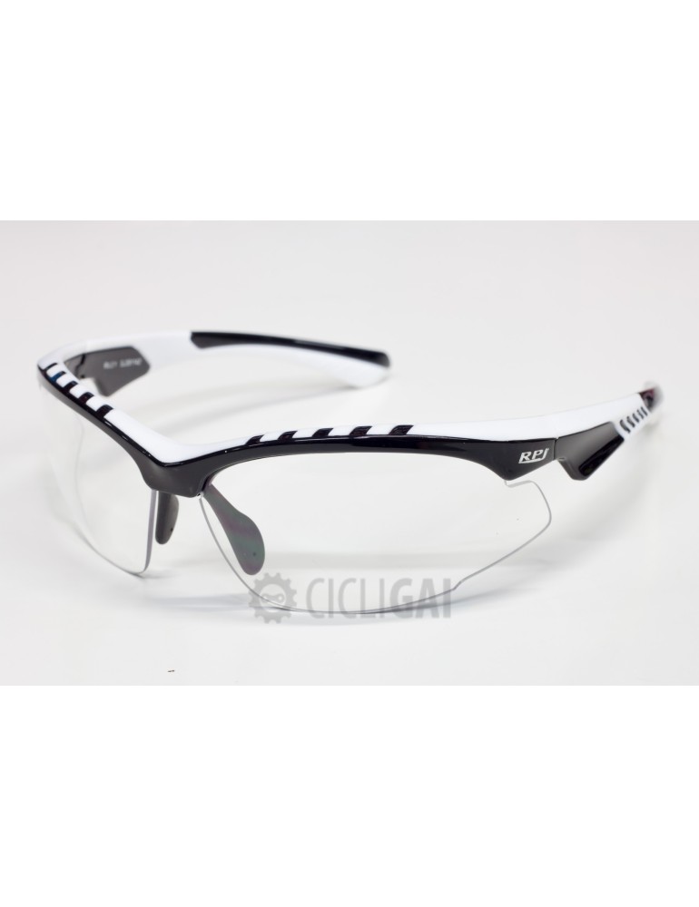 Occhiali RPJ mod RILEY Black/White lente Trasparente