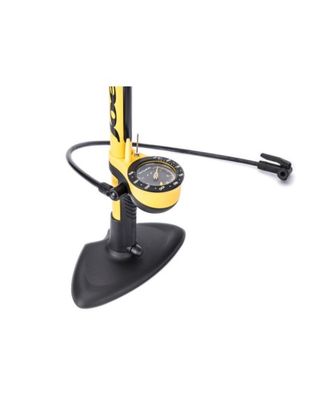 Pompa da pavimento JoeBlow Sport III con raccordo TwinHead DX5 e manometro analogico 11 bar/160 psi