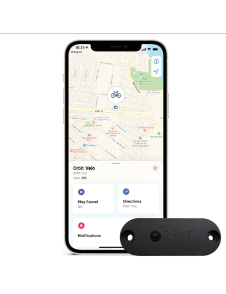 Orbit Velo tracker per bici Find My Apple