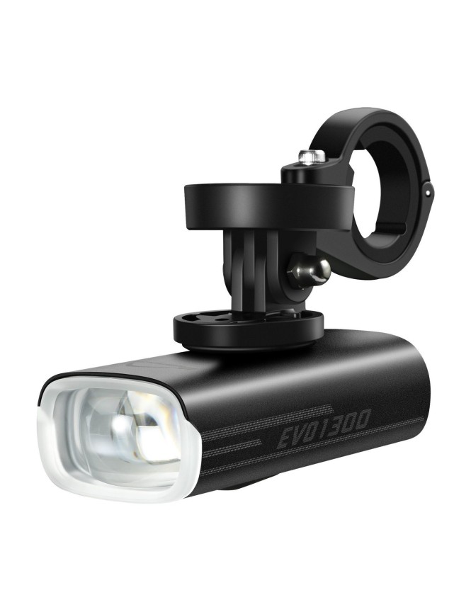 Fanalino anteriore a led bianco EVO 1300 USB-C con telecomando (montaggio inferiore)