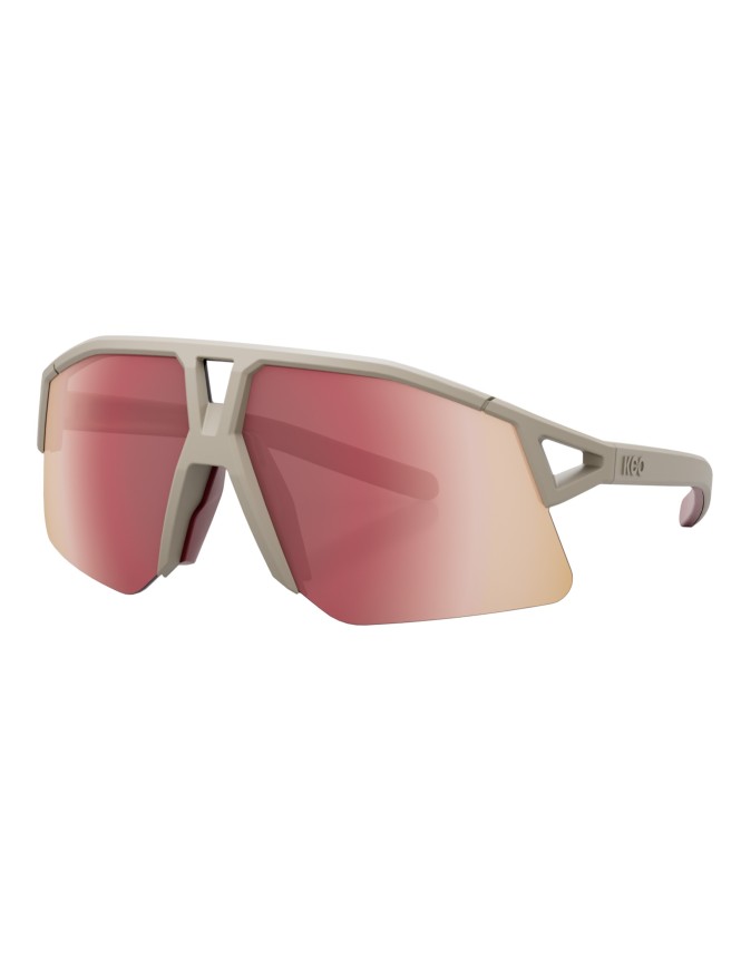 Hype Strade Bianchi Sand Matt con lente specchiata Siena Red