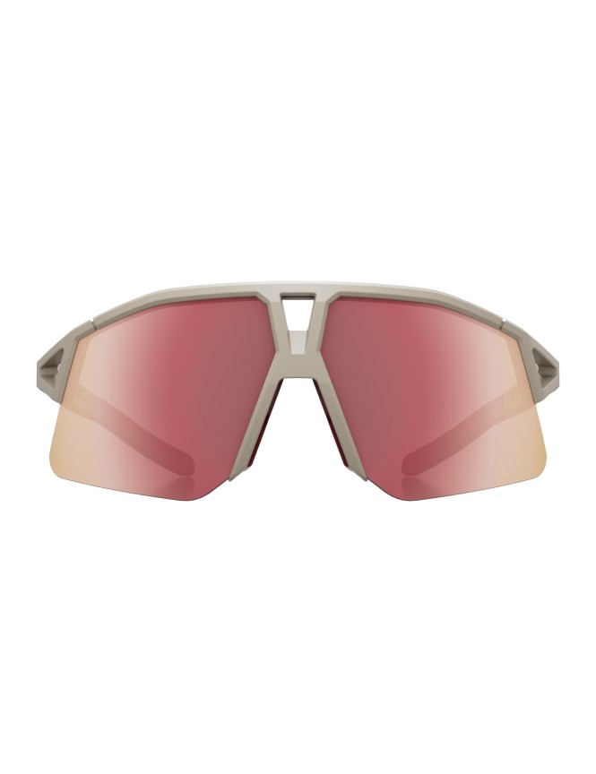 Hype Strade Bianchi Sand Matt con lente specchiata Siena Red