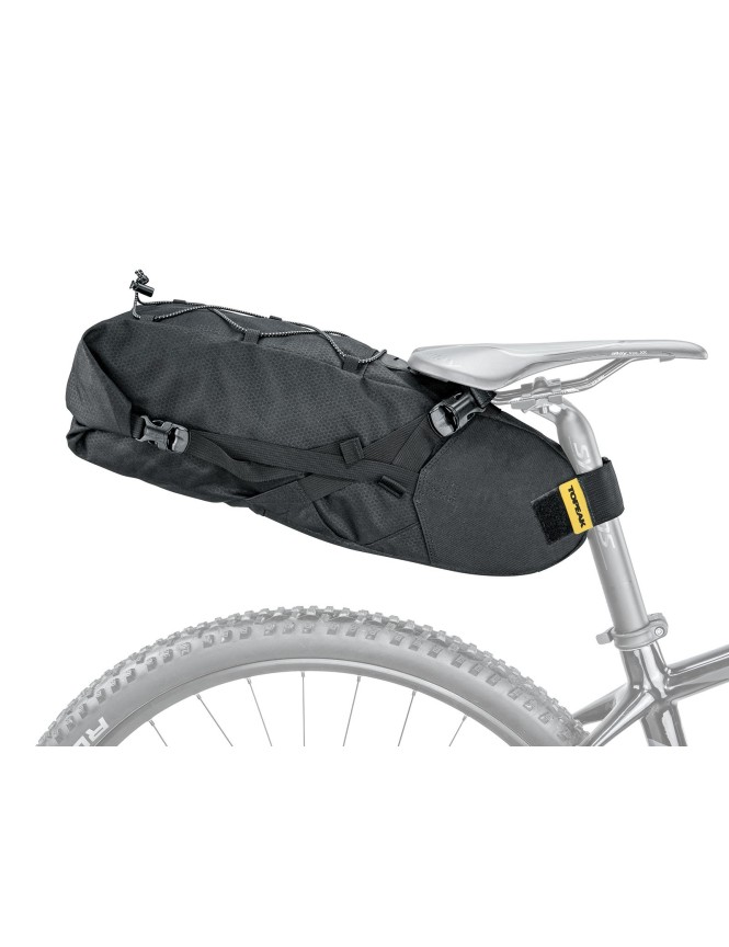 Borsa sottosella BackLoader (10 L) impermeabile con cinturini in velcro verde