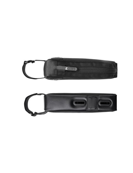 Borsello tubo orizzontale (sopra) FastFuel Bag Bolt-On (0,5 L) con cinturini in velcro nera