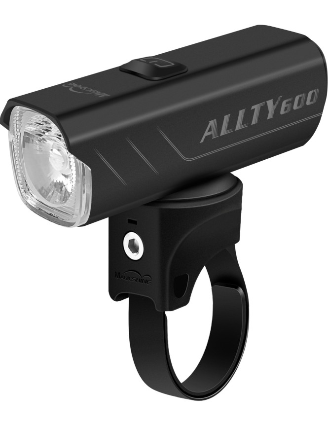 Fanalino anteriore a led bianco Allty 600 V2.0 USB-C