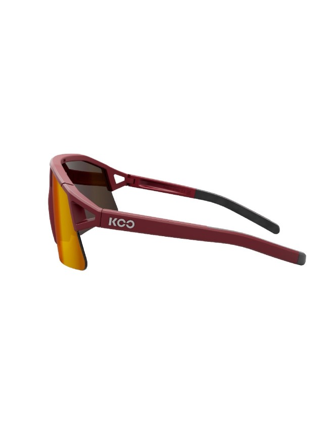 Hype Dark Red Matt  con lente specchiata Red