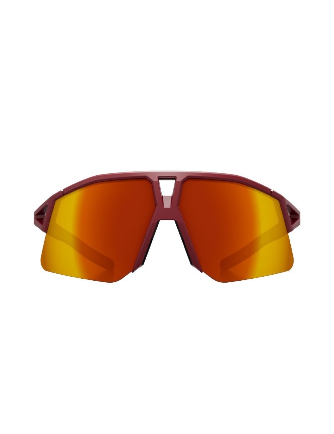Hype Dark Red Matt  con lente specchiata Red