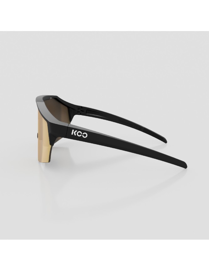 Alibi Black Matt con lente specchiata Gold Tg.L