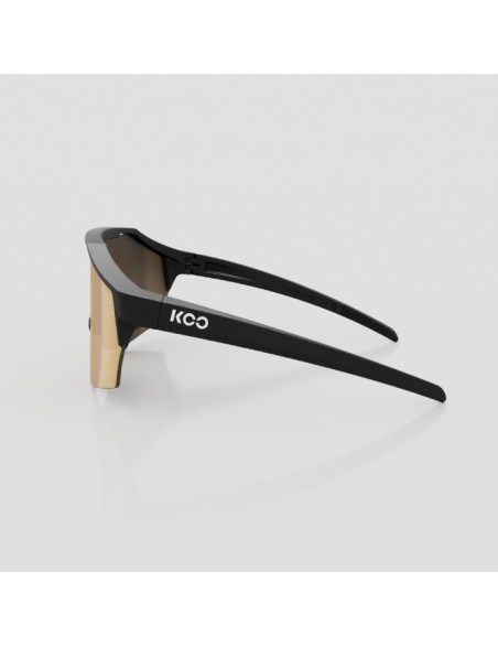 Alibi Black Matt con lente specchiata Gold Tg.L