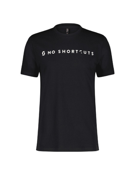 SCOTT No Shortcuts Uomo | T-Shirt in Cotone Organico | Cicli Gai Chieri