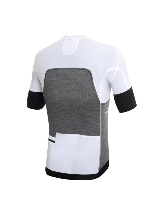 Race Wool Jersey FZ Maglia Maniche Corte Dot out