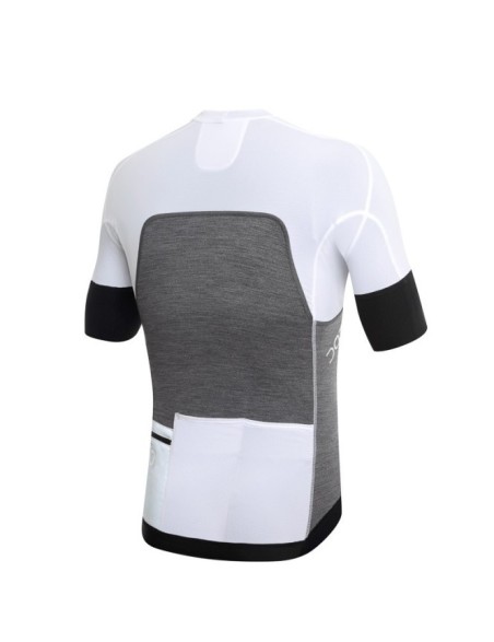 Race Wool Jersey FZ Maglia Maniche Corte Dot out