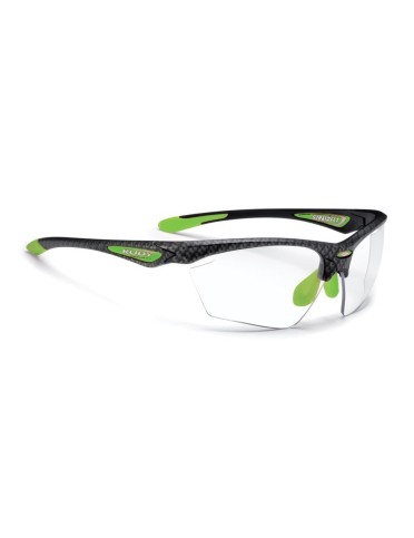 Occhiali Rudy Project mod. STRATOFLY Carbonium-Lime Lente Fotocromatica