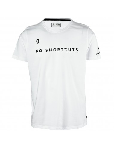 T-Shirt Scott No Shortcuts White
