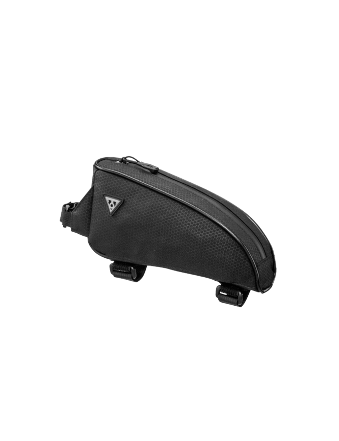 Borsa tubo orizzontale (sopra) TopLoader (0,75 L) con cinturini in velcro nera