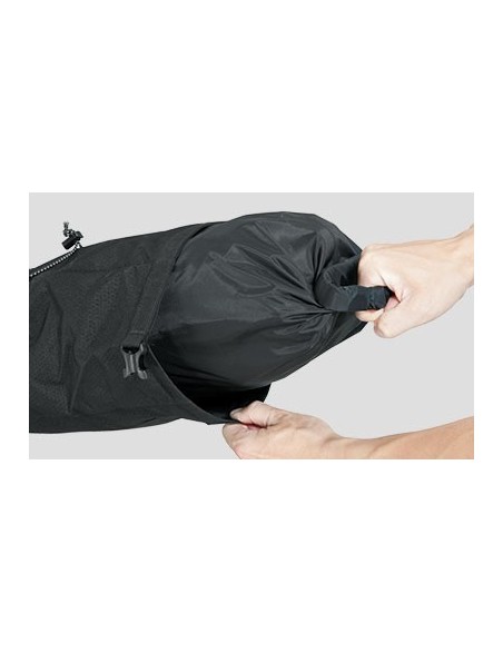 Borsa sottosella BackLoader (15 L) impermeabile con cinturini in velcro nera