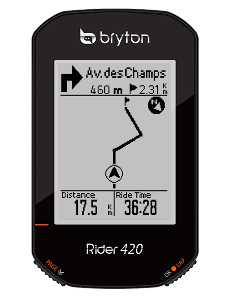 Rider 420T con cadenza e fascia cardio