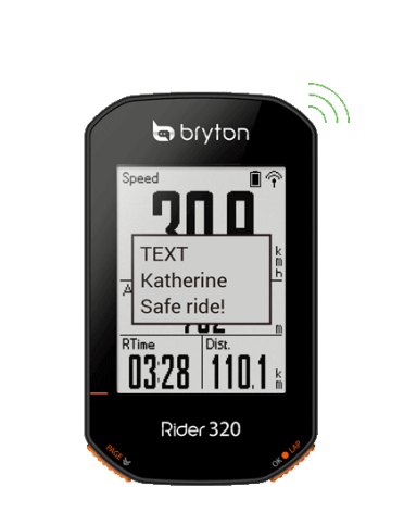 Rider 320T con cadenza e fascia cardio 2