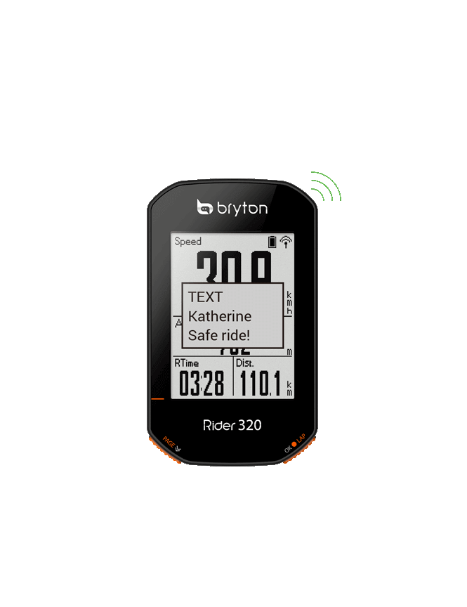 Rider 320T con cadenza e fascia cardio