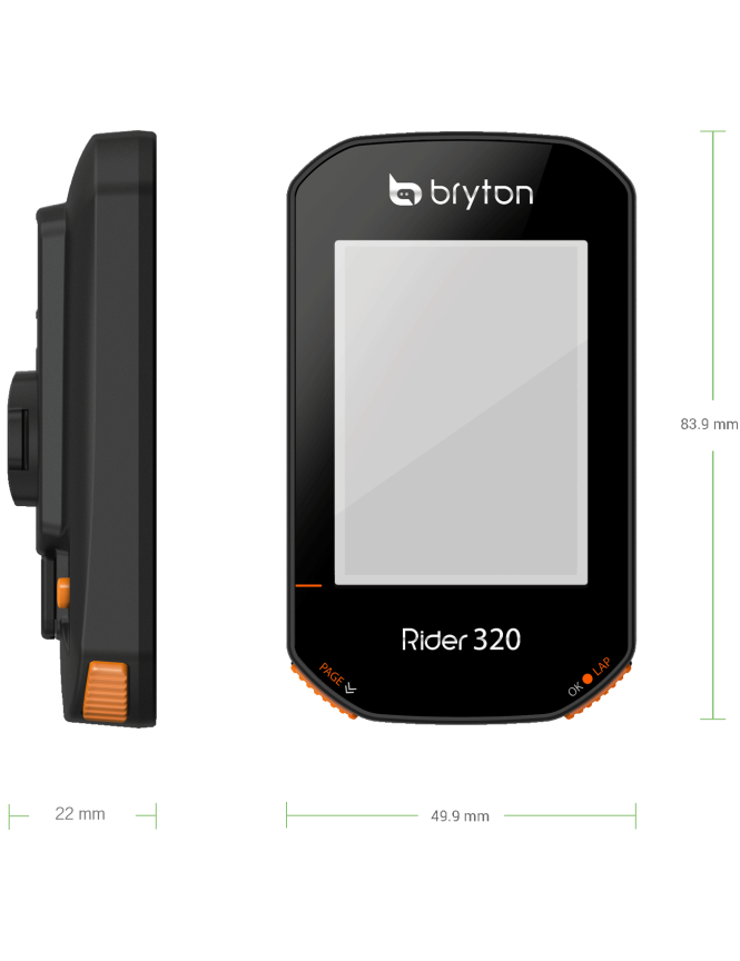 Rider 320T con cadenza e fascia cardio