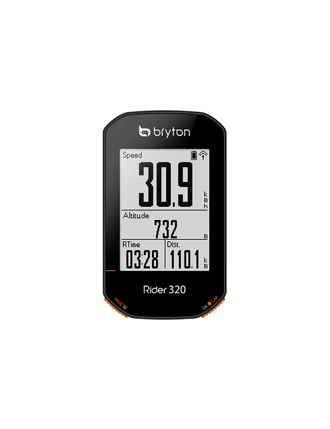 Rider 320T con cadenza e fascia cardio