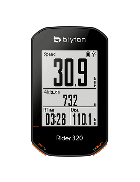 Rider 320T con cadenza e fascia cardio