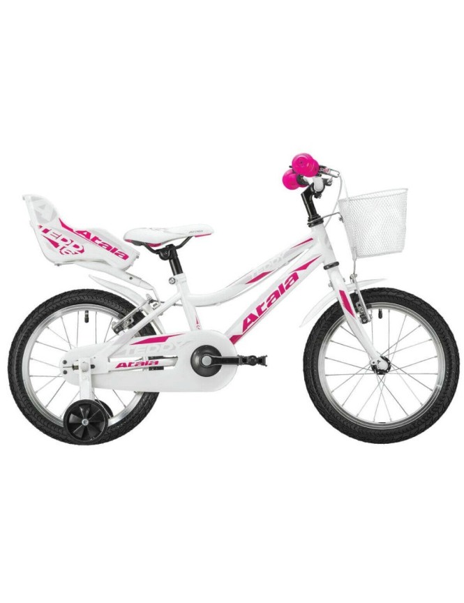 Teddy Girl 16" White