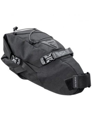Borsa sottosella BackLoader (6 L) impermeabile con cinturini in velcro nera
