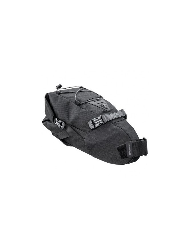 Borsa sottosella BackLoader (6 L) impermeabile con cinturini in velcro nera