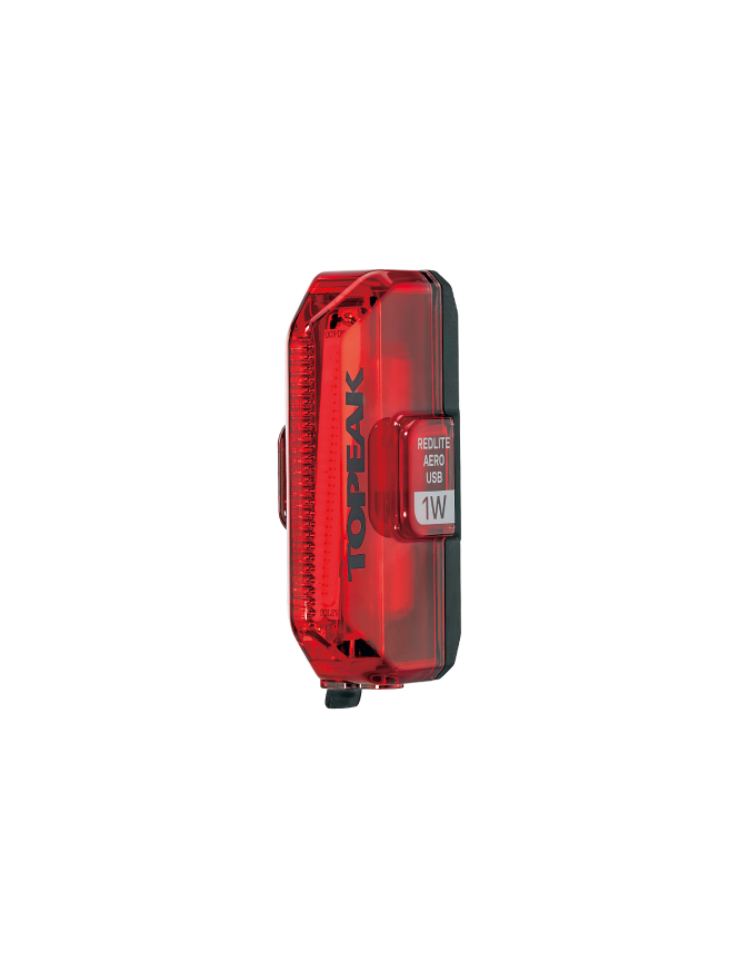 Fanalino posteriore a led rosso RedLite Aero USB 1W cob led