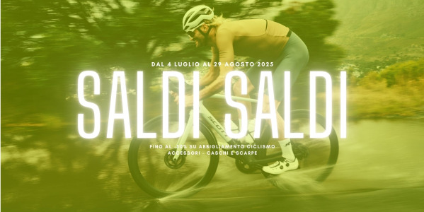 Saldi Estivi ciclismo 2026: fino al 50% di sconto su abbigliamento, scarpe e caschi da ciclismo